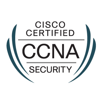 graphic of certification badge for cisco ccna security